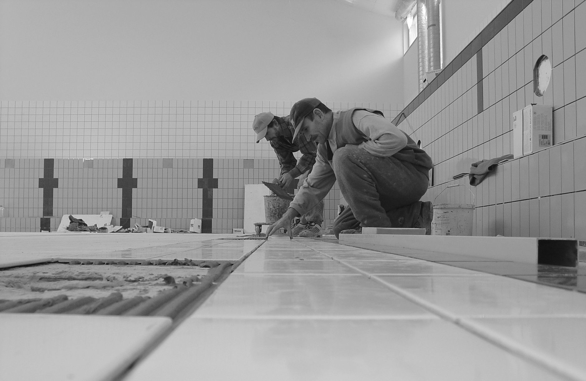 Carreleur équipe à Metz